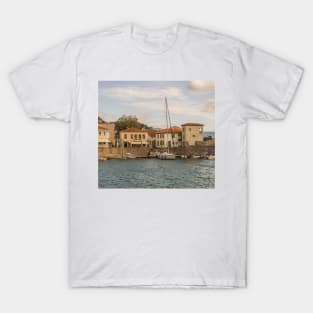 Sailboat of Castle of  Nafpaktos T-Shirt